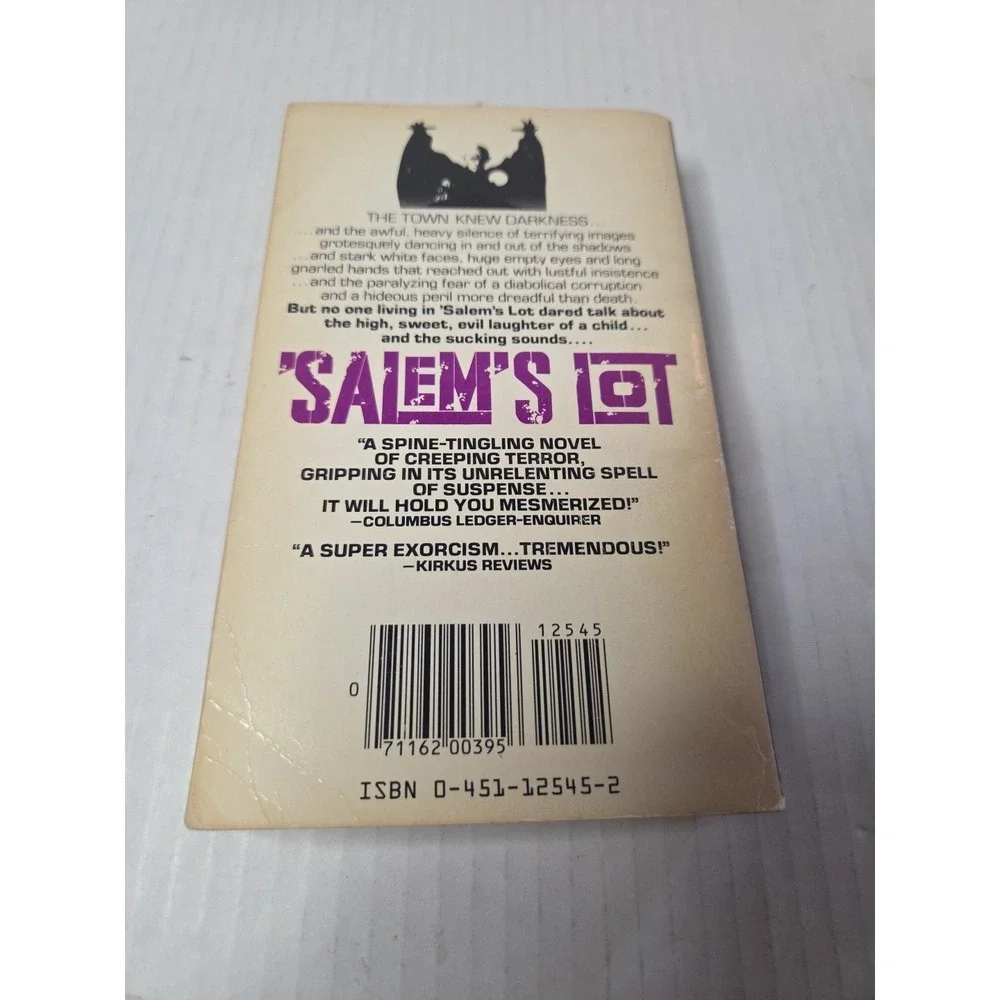 Salem's Lot Mass Market Paperback 1975 by Stephen King